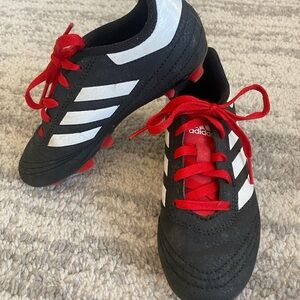 Adidas Kids Goleta Black & Red Soccer Cleats, size 13
